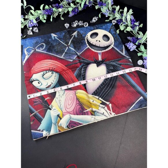 Jack Sally Skellington Accent Pillowcase Throw Pillow Cushion Cover Home Decor - Picture 7 of 12